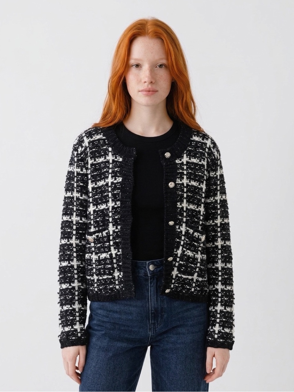 Cliché Tweed Cardigan